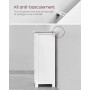 VASAGLE Meuble de Salle de Bain, Armoire sur Pied, avec 4 Tiroirs, 30 x 30 x 82 cm, pour Salon, Salle à Manger, Cuisine, Style M