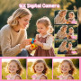 Appareil Photo Numérique 1080P 44MP Caméra Vlogging pour Enfants Ados, FHD Compact Portable avec Écran 2,4" Zoom 16X, Mini Camér