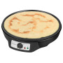 Bestron crêpière electrique, machine a Crepe pour crêpes de Ø 30 cm, y compris distributeur de pâte & spatule à crêpes, avec rev