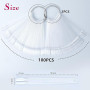 AiQInu 100 Pièces Nuancier Ongles, Présentoir Ongles Nuancier, Palette Maquillage Vernis à Ongles,Transparentes, Accessoire Ongl
