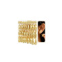Ensemble de boucles d'oreilles créoles en or - Petites boucles d'oreilles - Cadeau fantaisie - Hypoallergéniques - Pour fête d'a