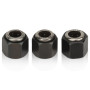 3Pcs RC 12mm/0,47po écrou Hexagonal Roulement à Sens Unique, Pièces de Démarreur de Traction de Moteur RC Fer Roulement à Sens U