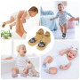 Vicloon Lot de 6 paires de chaussettes antidérapantes en coton avec imprimé animal, chaussettes antidérapantes thermiques pour b