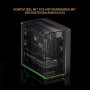 TR Boîtier PC A70 Vision - Éclairage ARGB 5 V - Design de Ventilation en Maille pour Un Refroidissement Optimal - Emplacements d