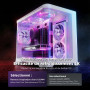 AsiaHorse Nyota Ventilateur PC 120MM ARGB Reverse [Lot de 3] [HDB] Ventilateur RGB 2000 RPM/61.5 CFM/2,16 MMH2O 5V 3PIN ARGB et 