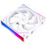 Thermalright TR TL-M12Q X3 Lot de 3 Ventilateurs de Processeur ARGB Infinity Mirror Blanc Refroidissement sans Fil 120mm Effet L