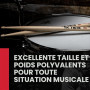 Vic Firth PVF 5A Baguette pour Batterie American Classic Hickory Olive Bois 5A