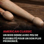 Vic Firth PVF 5A Baguette pour Batterie American Classic Hickory Olive Bois 5A