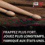 Vic Firth PVF 5A Baguette pour Batterie American Classic Hickory Olive Bois 5A