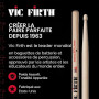 Vic Firth PVF 5A Baguette pour Batterie American Classic Hickory Olive Bois 5A