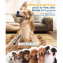 Oneisall Tondeuse à poils pour chiens de haute qualité, tondeuse sans fil entièrement étanche IPX7, adaptée aux poils longs et é