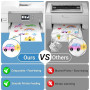 Euqvunn 35 Sheets Feuille Autocollante Imprimante A4, Blanc Mat Imperméable Vinyle Imprimable Papier Autocollant, Feuille Complè