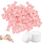 Jidyllic Serviettes de Compressées,100 Pcs Serviette Compressée Jetables Mini Serviette Portable Comprimé Serviettes de Voyage p