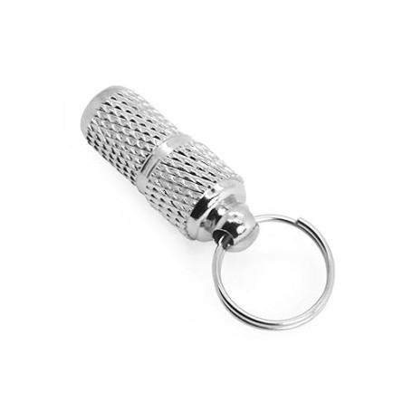 Grenhaven Porte-Adresse Étiquette d'adresse d'identification pour Chien et Chat, Conteneur Tube Anti-Perte, Pendentif Collier po
