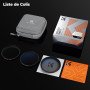 K&F CONCEPT 40.5mm Kit Filtre UV et Polarisant CPL et ND2-400 Chiffon Sac | Nano-revêtement,Verre optique japonais,Fin, Solide,C