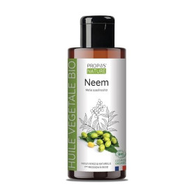 Huile végétale de Neem - Melia azadirachta seed oil - 100% naturelle - Origine Inde - 100ml - PROPOS'NATURE