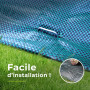 Toile de paillage tissée 130g/m² - Rouleau - Géotextile Anti-Mauvaises Herbes Haute résistance - Coloris Vert - Usage Jardin, al