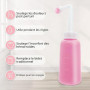 Bidet Portable – 350ml Bouteille Perineale Post Partum pour lit Hebdomadaire et Hôpital, Douche Intime Périnée con sac de Rangem