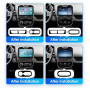 Ossuret Autoradio pour Renault Clio 4 (2012-2019), 10.1 Pouces Android 14 écran Tactile 2+32 Go Navigation GPS avec Carplay Andr