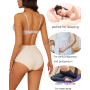 ALL OF SHE Lot de 5 Culotte Femme sans Couture Taille Haute Slip sous-vêtements Seamless Gainante Underwear High Waisted Soft Pa
