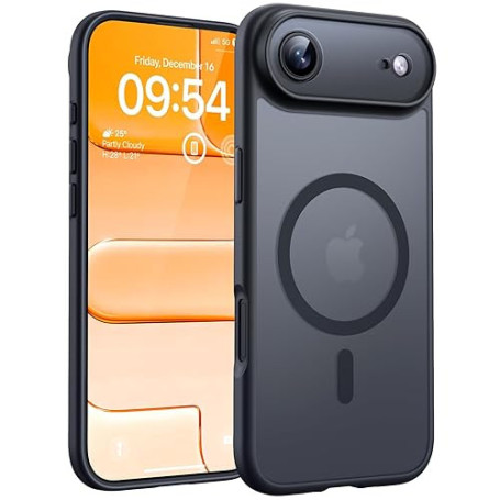 TOCOL Coque Magnétique pour iPhone Air 6,5 Pouces, Compatible avec MagSafe, Anneau Magnétique Intégré, Protection de l'objectif