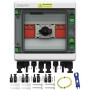 CNLonQcom Boîtes de Protection contre la foudre DC1000V 32 Amps 2 Entrées 2 Sorties Isolateur Disjoncteur et Parafoudre, IP65 Bo