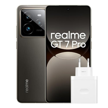 realme GT 7 Pro 5G Smartphone 12+256GB, Chipset Snapdragon® 8 Elite, Appareil Photo instantané Ultra Net avec IA, Écran RealWorl