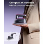 Jack&Rose Fer à Repasser Vapeur 1200W, Defroisseur Vapeur Portable et à Main pour Vêtements, Chauffage Rapide en 8s, 2 en 1 defr