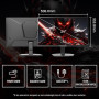 Minifire Écran Gaming 24 Pouces, 180 Hz, 1ms, Full HD(1920 x 1080) écran sans Cadre, Adpitive Sync, HDMI 1.4 & DP 1.2, 300Nits,