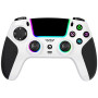 SZPACMATE Manette sans fil pour PS4/PS3/Switch/PC/iOS/Android/Steam Deck, avec 8 éclairage RGB/Joystick Effect Hall/Batterie 100