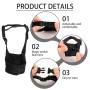 Museliere pour Chiens XS Noir | Muselière en Nylon Réglable Doux et Respirant Anti Aboiement Anti-Morsure Anti-Mastication pour