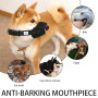 Museliere pour Chiens XS Noir | Muselière en Nylon Réglable Doux et Respirant Anti Aboiement Anti-Morsure Anti-Mastication pour
