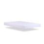 Todocama - Drap Housse réglable en Microfibre brossé Extra Doux. Lit 80 x 190/200 cm, Blanc
