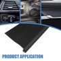 30cm x 1,52m Film Vinyle Autocollant en Fibre de Carbone 3D Noir, Autocollant 3D en Fibre de Carbone pour Intérieur et Extérieur