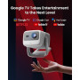 JMGO New N1S 4K Mini Videoprojecteur, Triple Laser, 1700 ISO Lumens, GTV | Gimbal Instantané Autofocus, Netflix, 110% BT.2020, H
