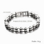 vissen Bracelet Homme Moto Chaine en Acier Inoxydable 21cm Vélo Chaîne Bracelet Bijoux Cadeau