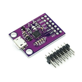 Hailege CP2112 Évaluation Carte de débogage CP2112 Carte de débogage Micro USB2.0 pour USB USB vers SMBus I2C Module de communic
