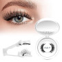 Higu clace Faux-Cils-Magnetique,cils magnétiques aspect naturel, cils magnétiques avec applicateur(STYLE-A)