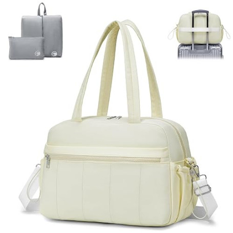 SPAHER Sac de Voyage Cabine Avion 40x30x15 Air France British Airways Bagage Cabine Sac de Sport Weekend Maternité Femme avec Co
