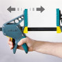 wolfcraft Serre-Joint à une Main EHZ PRO - Saillie 100 mm, 700 mm