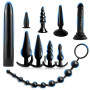 10PCS Plug Anal Femme Homme Toys Anals,Noir Plug Anale Homme,Extenseur Femme,Anal Plug Femme Débutante,Anal Plugs Anals Plug Ven