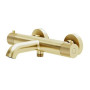 GoodHome Mitigeur bain/douche thermostatique Owens or brossé C10042464