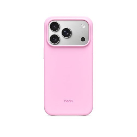 Beats Coque pour iPhone 17 Pro équipée MagSafe avec Commande de l'appareil Photo, Fini Mat, Doublure en Tissu Microfibre - Rose