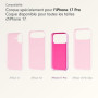 Beats Coque pour iPhone 17 Pro équipée MagSafe avec Commande de l'appareil Photo, Fini Mat, Doublure en Tissu Microfibre - Rose