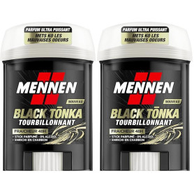 MENNEN Déodorant Stick Black Tonka 60ml (Lot de 2)