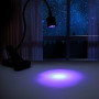 AiQInu Lampe UV Ongles Gel, LED Lampe Pose Americaine Ongle 3W, Ajustable Séchoirs à Ongles avec USB, avec Clip (Noir)