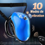 Cages de Chasteté Pénis Cock Cage Chastetée Plate - BDSM Chastity Cage Sissy APP Connectée, Ceinture de Chasteté Vibrante pour