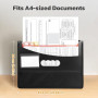 Euqvunn Trieur Document, Range Document à 25 compartiments pour Rangement Papier Administratif, format A4 avec onglets arc-en-ci