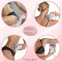 VELFORM Vibraluxe Pro Masseur Anti-Cellulite Électrique 3000 tr/min – Appareil de Massage Amincissant avec 6 Têtes Incluses – Ra