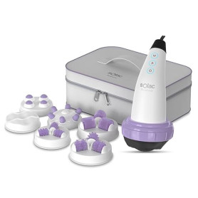 Solac - Appareil de massage anticellulite Sculptural | 1800–3000 RPM | Triple massage | Chaleur | 5 modes | 6 têtes | Design erg